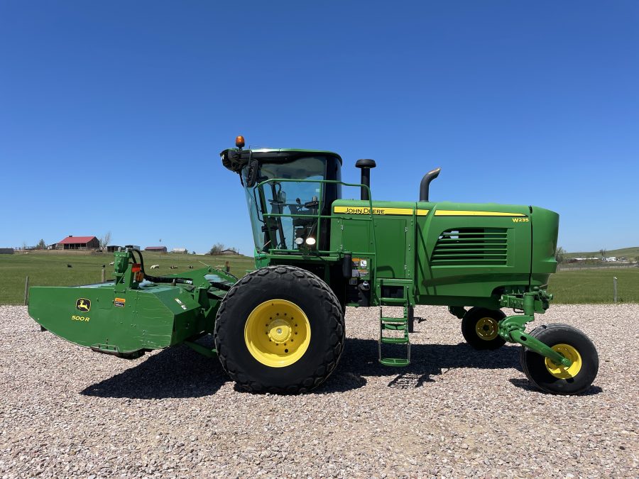 ’15 JD W235 Windrower w/R500 Rotary Head. $125,000 : American Ag Video ...